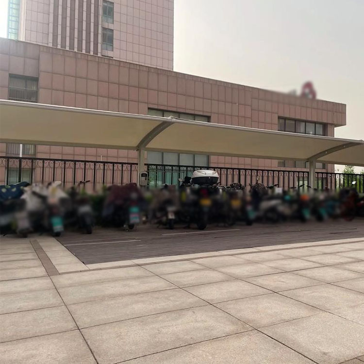 平凉膜结构电动车棚