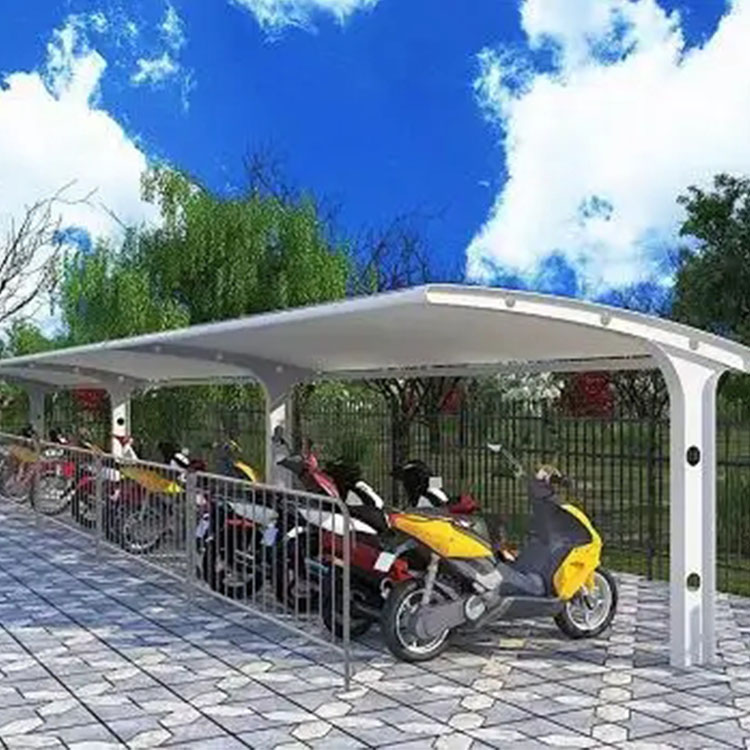 平凉膜结构电动车棚